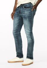 Max Men's Skinny Jeans, Whiskered and Contrasted - BM22590