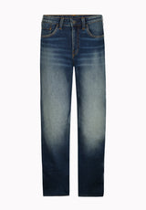 Six Men's Straight Freedom Flex Jeans, Dirty and Sanded - BM22946