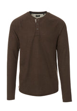 Buffalo David Bitton Kariver Brown Long-Sleeve Men’s Top - BM24026