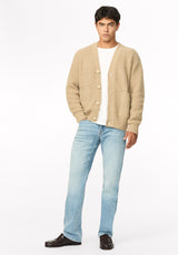 Walex Men's Soft Brushed Cardigan Sweater, Tuffet - BM24914