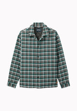 Jaze Men's Relaxed Fit Plaid Flannel Jacket, Charcoal - BM24931