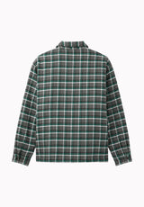 Jaze Men's Relaxed Fit Plaid Flannel Jacket, Charcoal - BM24931