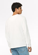 Kitchell Men's Ribbed Long Sleeve Top, White - BM24973