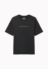 Trevano Men's Vintage Back Graphic Tee, Black - BM24978