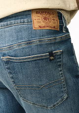 Six Men's Straight Jeans, Easy Blue - BM26229