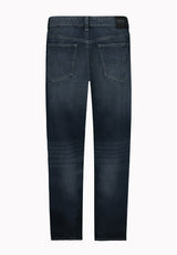 Driven Men's Relaxed Straight Jeans, Dark Medium Wash - BPMD00868D