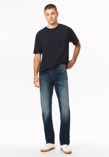 Six Men's Straight Jeans, Sanded And Worn - BPMD22040S