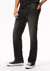 Driven Men's Relaxed Straight Jeans, Dark Grey - BPMD22089D