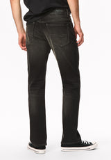 Driven Men's Relaxed Straight Jeans, Dark Grey - BPMD22089D