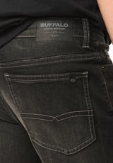 Driven Men's Relaxed Straight Jeans, Dark Grey - BPMD22089D