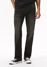 Driven Men's Relaxed Straight Jeans, Dark Grey - BPMD22089D