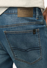 Six Men's Straight Feedom Flex Jeans, Authentic Wash - BPMD22168