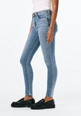 High Rise Skinny Skylar Women's Jeans, Light Vintage Blue - BL15659