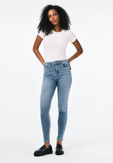 High Rise Skinny Skylar Women's Jeans, Light Vintage Blue - BL15659