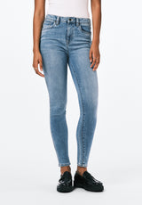 High Rise Skinny Skylar Women's Jeans, Light Vintage Blue - BL15659