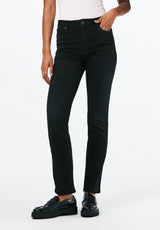 High Rise Straight Jayden Women's Jeans, Carbon - BL15834