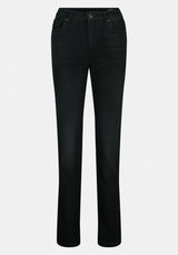 High Rise Straight Jayden Women's Jeans, Carbon - BL15834
