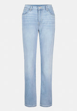 High Rise Straight Jayden Women's Jeans, Light & Soft Blue - BL15837