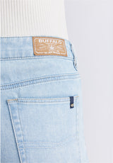 Buffalo David Bitton Relaxed Boyfriend Madison Women's Jeans in Distressed Vintage - BL15924 Color INDIGO