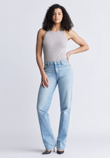 Buffalo David Bitton Mid Rise Straight Mary Women's Jeans, veined and worked - BL15926 Color INDIGO