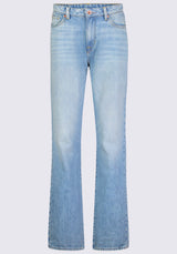 Buffalo David Bitton Mid Rise Straight Mary Women's Jeans, veined and worked - BL15926 Color INDIGO