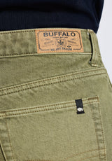 High Rise Relaxed Goldie Women's Shorts, Aloe Green - BL15963