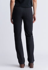 Buffalo David Bitton Super High-Rise Loose Straight Jane Women's Pants, Black - BL15966 Color BLACK