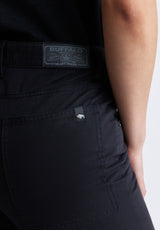 Buffalo David Bitton Super High-Rise Loose Straight Jane Women's Pants, Black - BL15966 Color BLACK