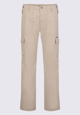 Buffalo David Bitton High Rise Jane Women's Loose Straight Pants in Beige - BL15975 Color SAFARI