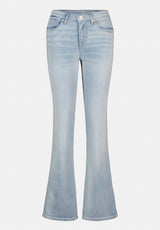 Mid Rise Bootcut Queen Women's Jeans, Vintage Blue - BL16045