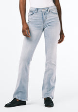 Mid Rise Bootcut Queen Women's Jeans, Vintage Blue - BL16045