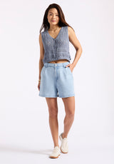 Buffalo David Bitton Gaga Women's Casual Denim Shorts Color INDIGO