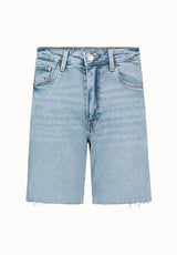 High Rise Women's Bermuda Bambi, Vintage Blue - BL16079