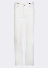 Buffalo David Bitton High Rise Straight Jayden Women's Pants Color PURE WHITE