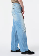 High Rise Wide Leg Alecia Women's Lightweight Jeans color INDIGO