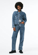 Super High Rise Loose Straight Jane Women's Jeans color INDIGO