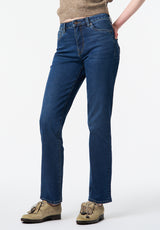 Mid Rise Straight Mary Women's Jeans color INDIGO