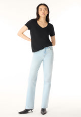 Buffalo Women Jeans Navy Denim Denim Pants Stretch