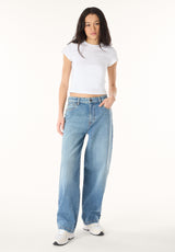 Buffalo Women Jeans Navy Denim Denim Pants Stretch
