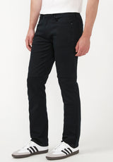 Straight Six Men's Twill Pants in Authentic Black - BM16083