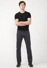 Straight Six Men's Twill Pants in Charcoal Gray - BM16083