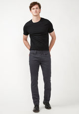 Straight Six Men's Twill Pants in Charcoal Gray - BM16083