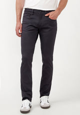Slim Ash Men's Twill Pants in Charcoal Gray - BM22017