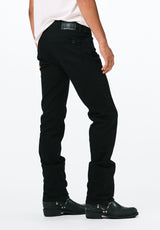 Slim Ash Men's Jeans, Black Coated - BM22047