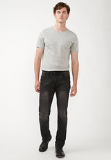 Jean Droit Straight Six Noir - BM22614