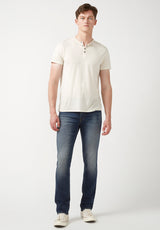 Buffalo David Bitton Slim Ash Indigo Men's Jeans - BM22920 Color INDIGO