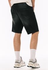 Buffalo Men Shorts Black Denim Denim Shorts Stretch Stretch Fleece