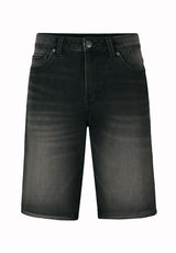 Buffalo Men Shorts Black Denim Denim Shorts Stretch Stretch Fleece