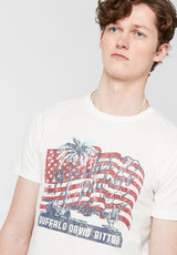 Wonder Palms Toliber Men's T-Shirt in White - BM23679