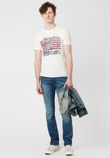 Wonder Palms Toliber Men's T-Shirt in White - BM23679